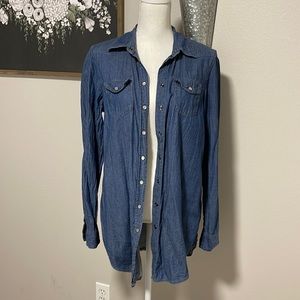 Long Chambray Top